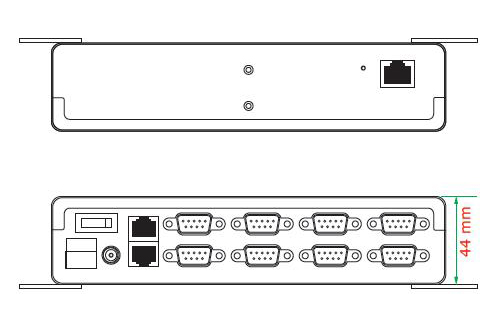 MOXA - NPort 5610-8-DT